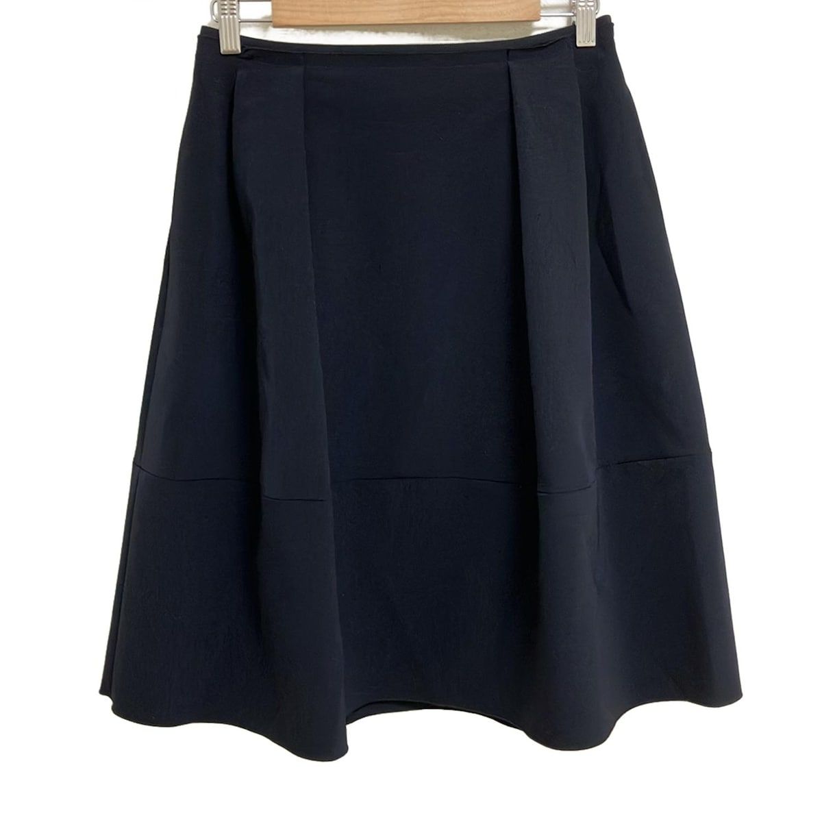 FOXEY NEW YORK フォクシーニューヨーク スカート サイズ40 M レディース - 38326 黒 ひざ丈