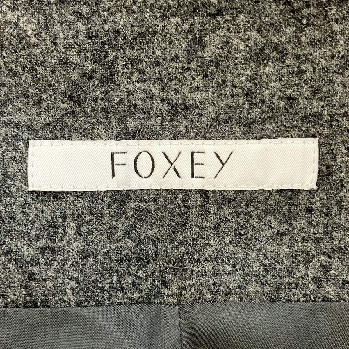  FOXEY フォクシー パンツ サイズ40 M レディース 39284 グレー クロップド 半端丈 その他 パンツ