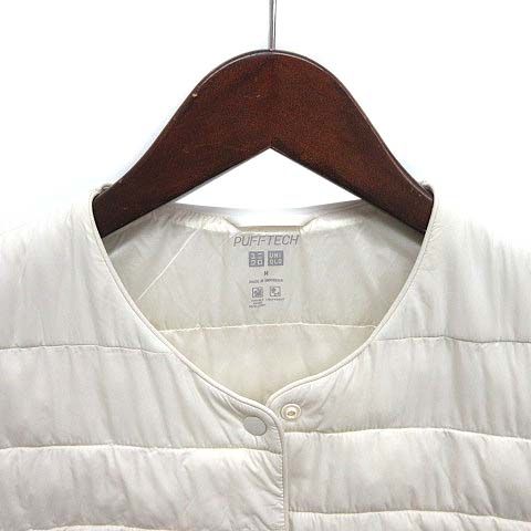 pe-s 出品 ユニクロ UNIQLO パフテック コンパクト ベスト オフホワイト M 469863
