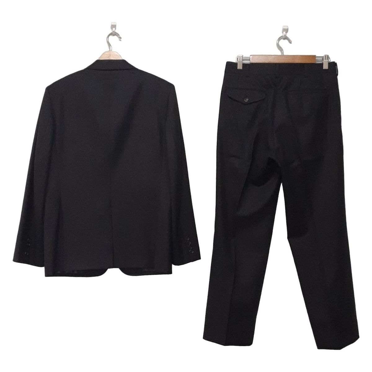 COMMEdesGARCONS HOMME DEUX コムデギャルソンオムドゥ シングルスーツ メンズ - ダークグレー×ダークブラウン ストライプ