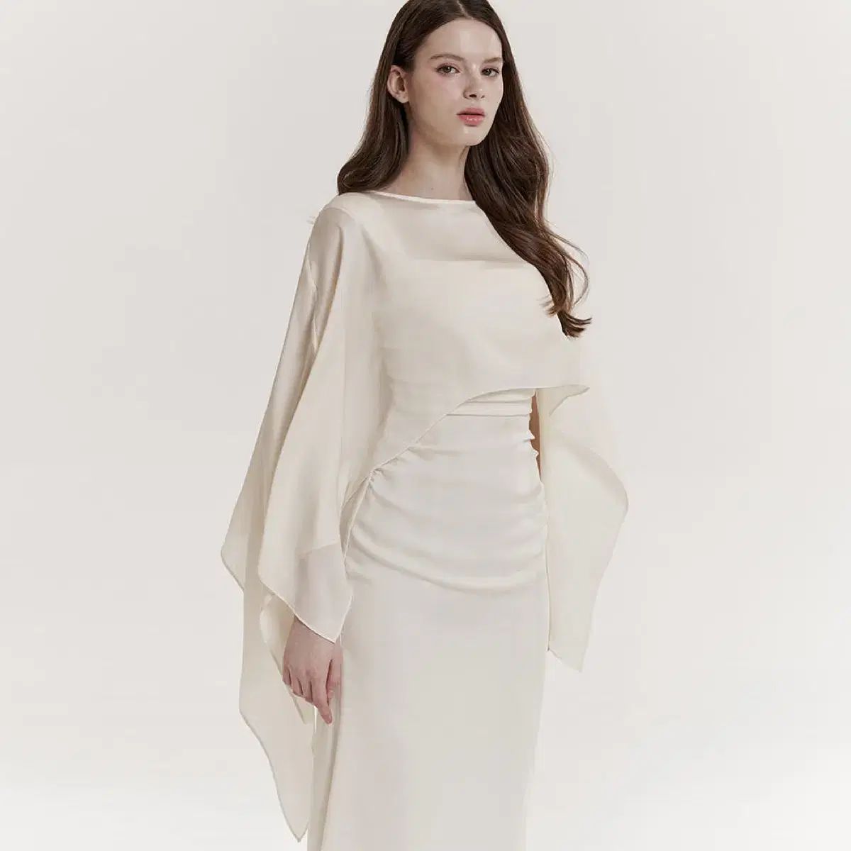 GRACE U アフロディーテ ケープ シルク ドレス