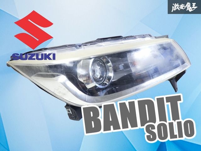 点灯確認済み！】スズキ純正 ソリオ バンディット MA36S ヘッドライト