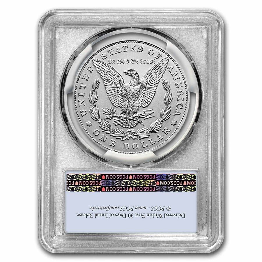 2023年「現代アメリカ•貿易ドル」純銀1オンス銀貨 アメリカ 2023 イーグル 1ドル 1オンス 銀貨 【5枚】 (コインケース