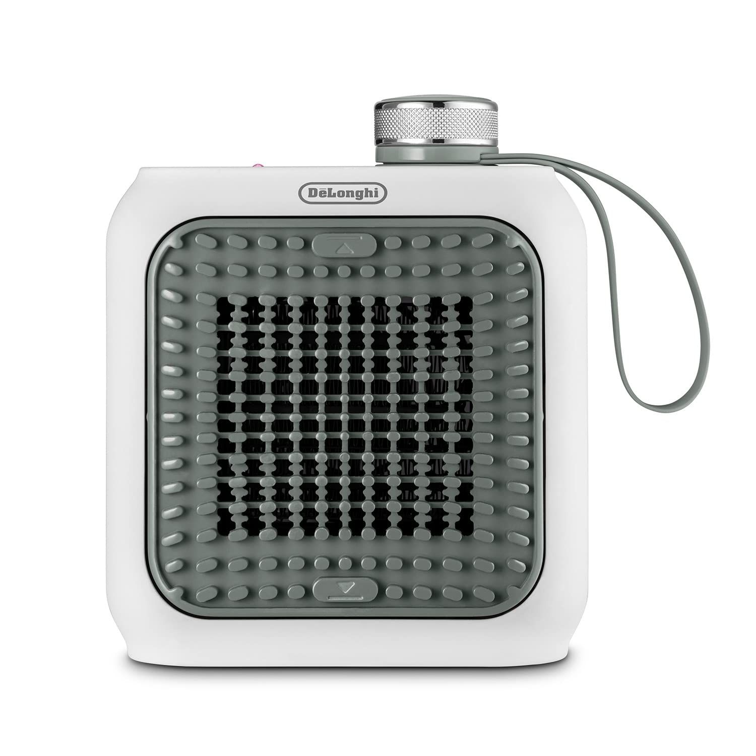 De Longhi デロンギ ファンヒーター カプスーラデスク -GR セラミックヒーター 足もと 手さき イタリアンデザイン 静音 コンパクト 独自グリッド設計 取り外し フィルター セージグリーン デロンギファミリー登録で5