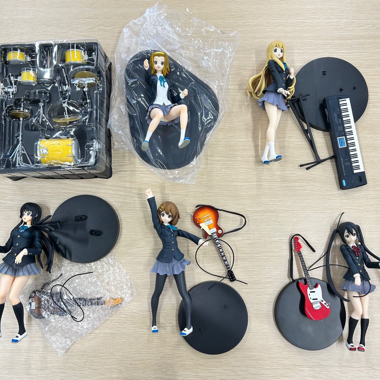 けいおん! SQフィギュア 5体セット けいおん!! SQフィギュア 5体セット - メルカリ