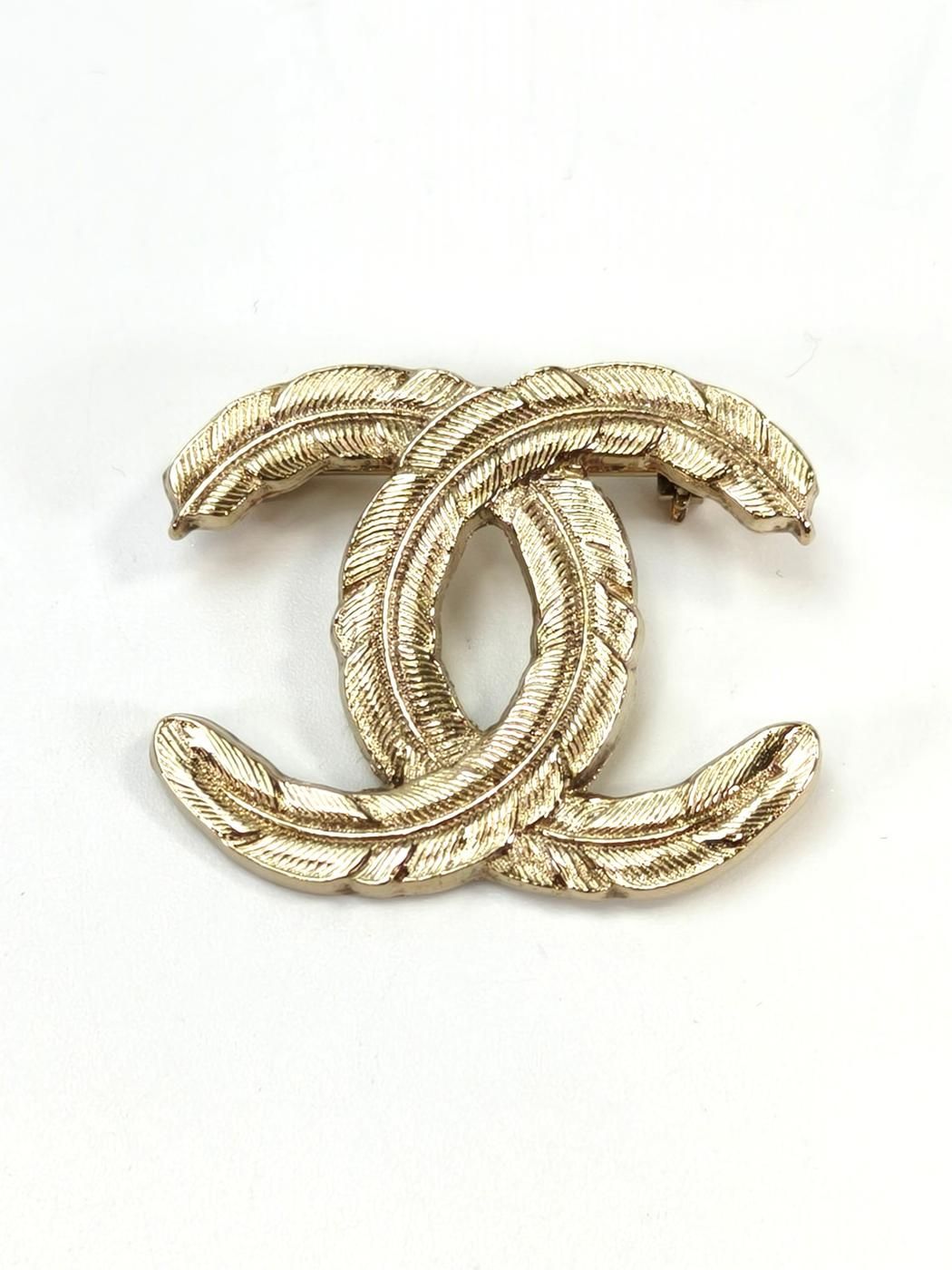 CHANEL シャネル ココマーク 羽 ブローチ ゴールド 管理番号 10499