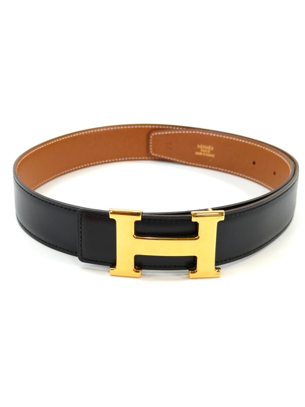 HERMES エルメス コンスタンス ベルト リバーシブル ブラック×ブラウン 管理番号 10501