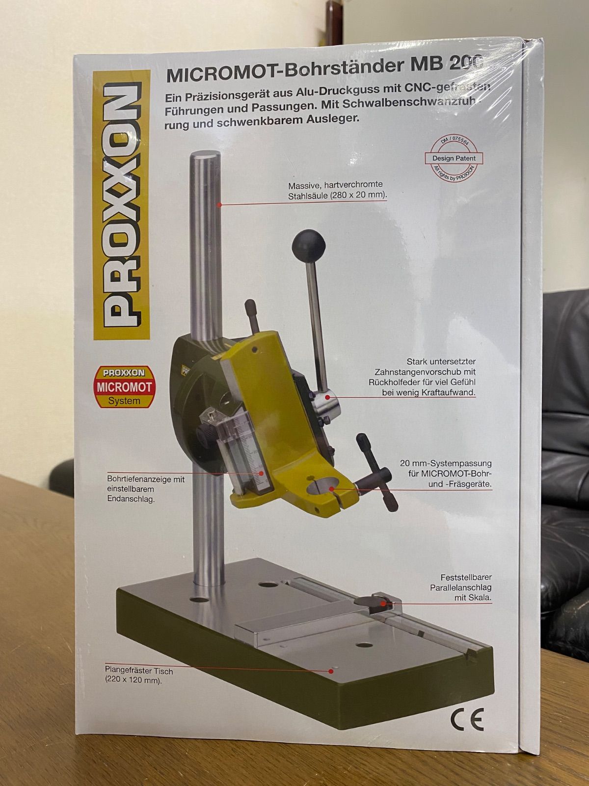 Proxxon 28600マイクロモータードリルスタンドMB 200
