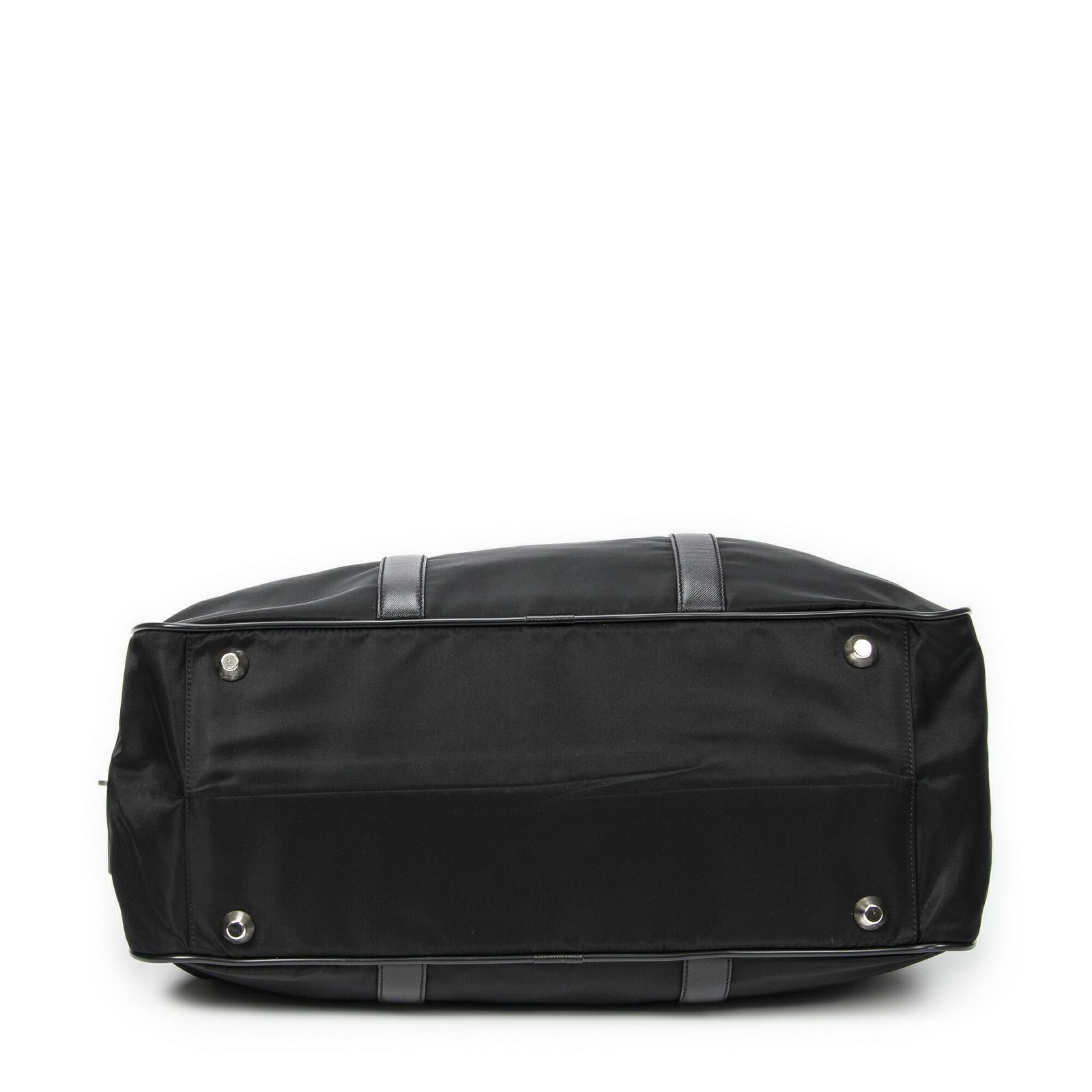  PRADA プラダソフトナイロンダッフルバッグ黒ナイロンキャンバスA その他 バッグ