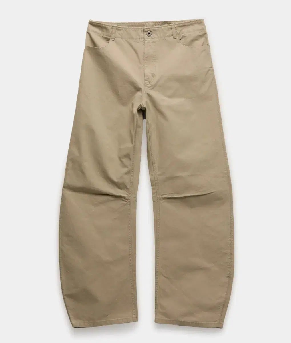クアー ディープ カーブド ウォッシュド コットンパンツ