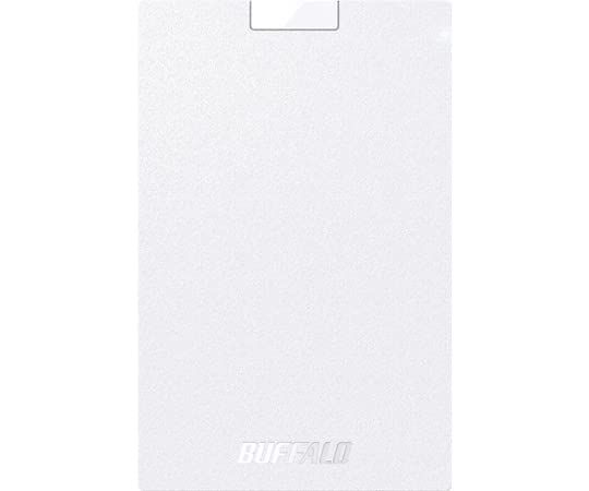 BUFFALO USB3.2 Gen1 ポータブルSSD Type-A 500GB ホワイト SSD-PG500U3-WC