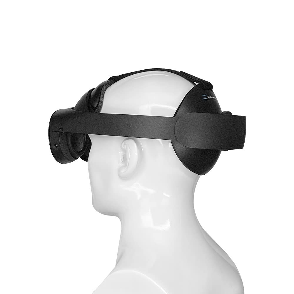 Cluster VRケース 球状クラスター快適キット Globular Meta Quest Pro-Softと大きな額 後部パッドに対応 トップストラップ付
