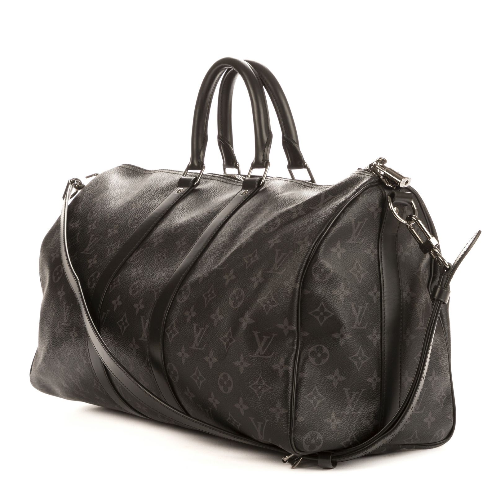 LOUIS VUITTON ルイヴィトンキーポル バンドリエールグラファイトモノグラム エクリプスA