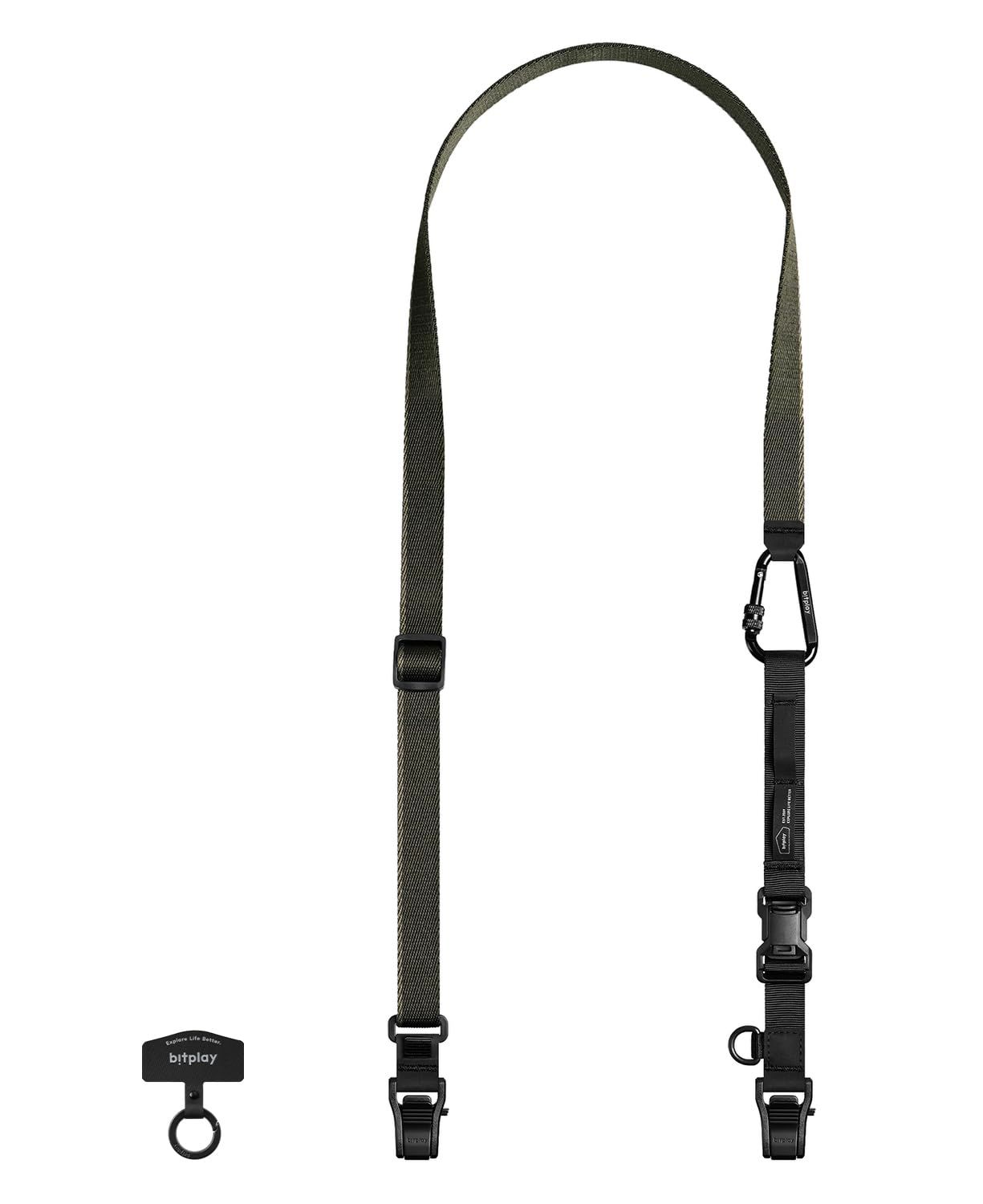 3 in 1 bitplay マルチユースストラップ 3通りの持ち方 ネックストラップ クロスボディストラップ リストストラップ