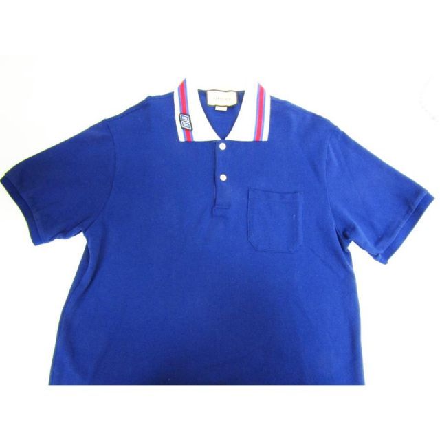 GUCCI グッチ SQUARE GG スクエア ポロシャツ 半袖 鹿の子 メンズ