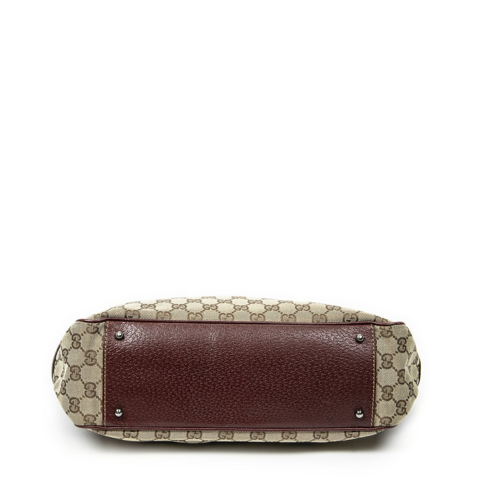 グッチトートバッグベージュ レッドGGキャンバスA