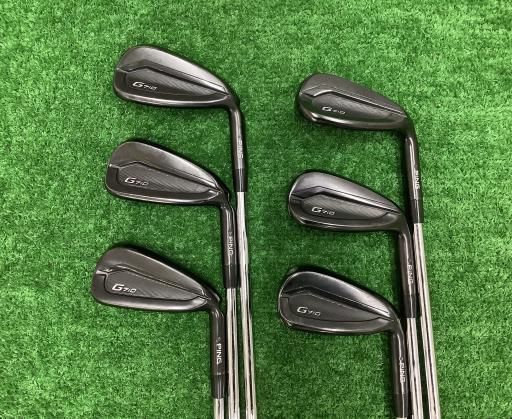ピン G710 7S アーコス無し アイアンセット IR NS PRO MODUS3 TOUR105 フレックスS メンズ 男性用 右利き 右用 Cランク ゴルフクラブ