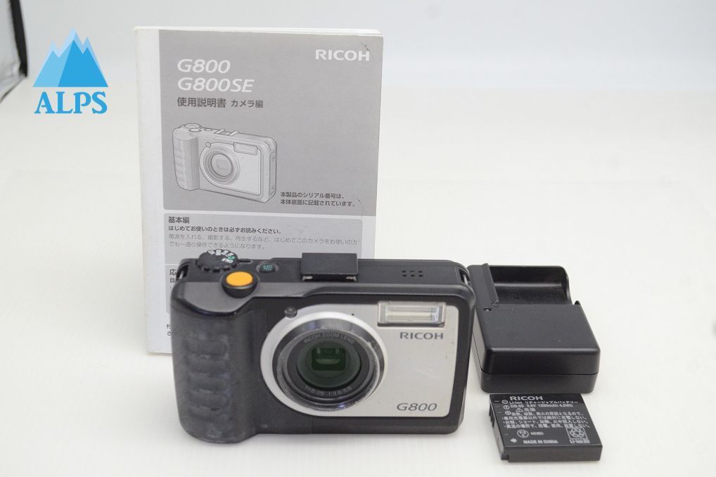 RICOH リコー G800 1600万画素 コンパクトデジタルカメラ ホワイト 251104n