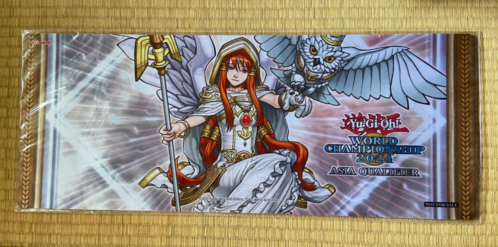 22遊戯王 ライトロード セイント ミネルバ WORLD CHAMPION SHIP2025 ASIA QUALIFIER ハーフプレイマット