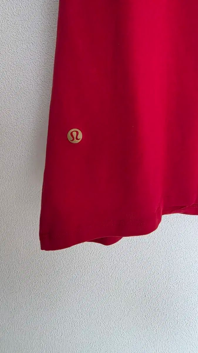  lululemon 赤色 半袖 Tシャツ L ヨガウェア ヨガ ピラティス