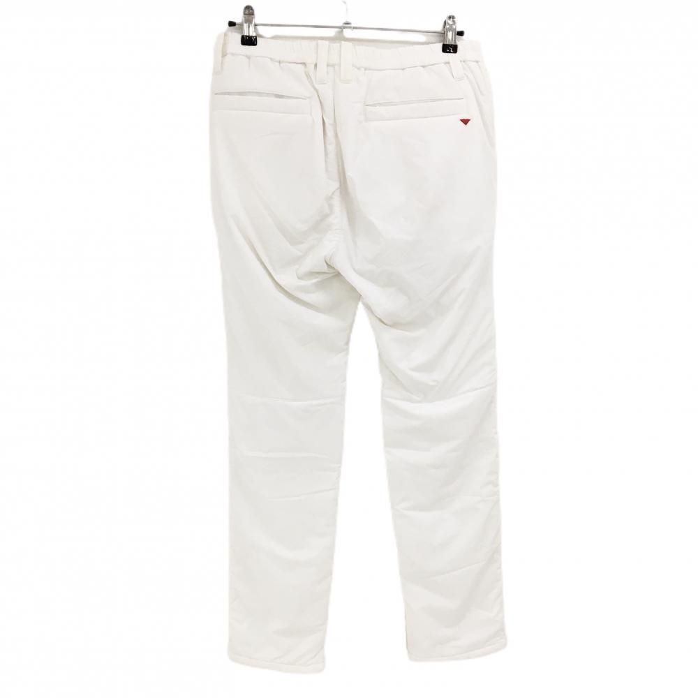 アンパスィ 中綿パンツ 白 サイドロゴネイビー メンズ L ゴルフウェア