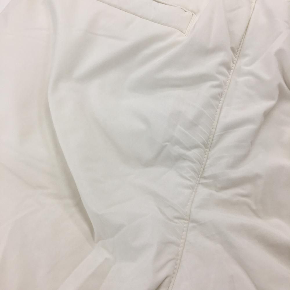 アンパスィ 中綿パンツ 白 サイドロゴネイビー メンズ L ゴルフウェア