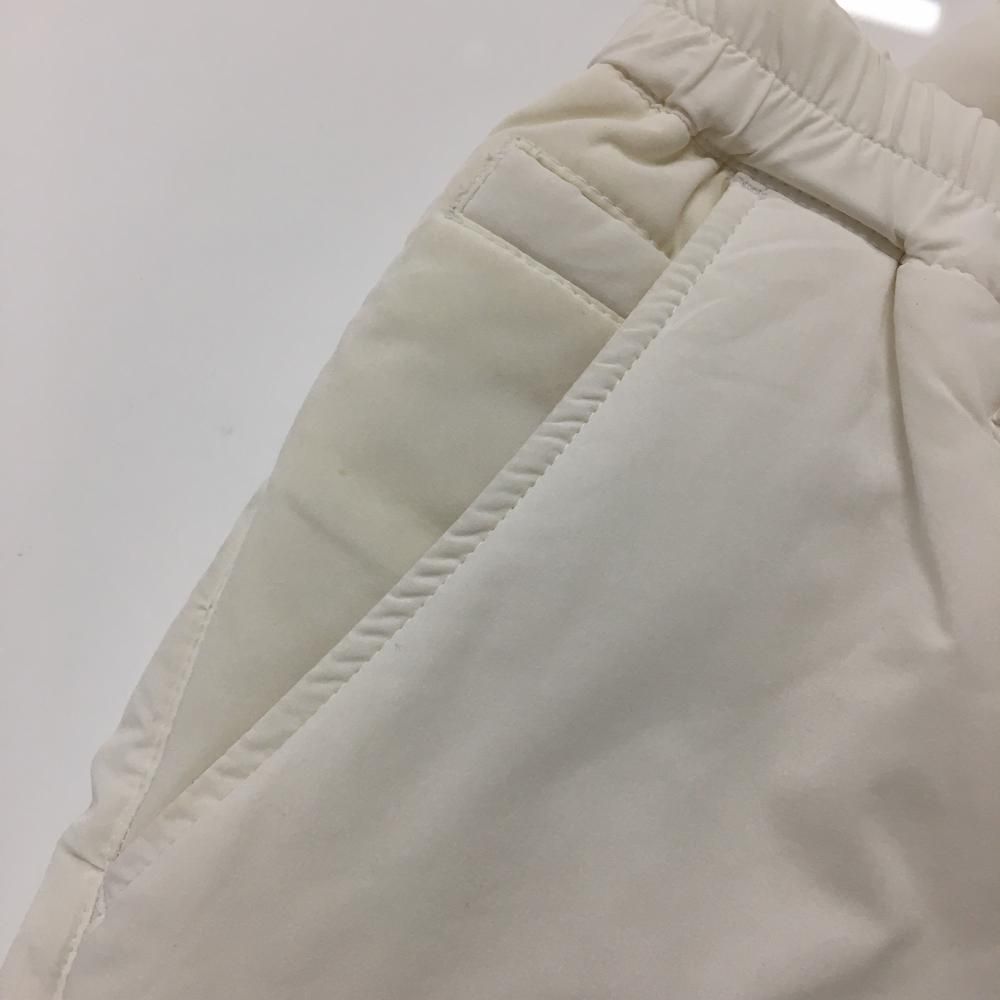 アンパスィ 中綿パンツ 白 サイドロゴネイビー メンズ L ゴルフウェア