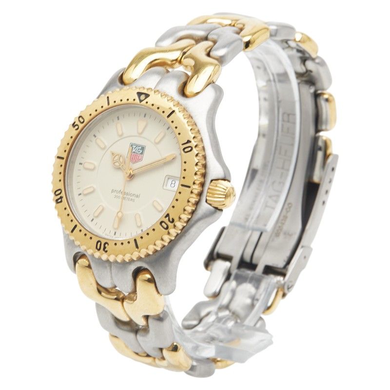 タグホイヤー セル プロフェッショナル WG 1221 KO シルバー ゴールド ステンレススチール メッキ メンズ TAG HEUER 227 40997