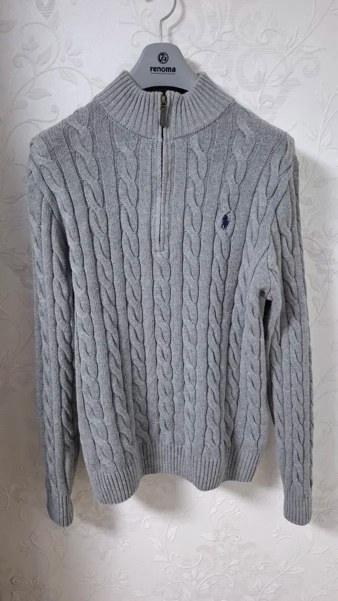 ポロ ラルフローレン ケーブル ハーフジップ セーター 100 ケーブル編み ニット