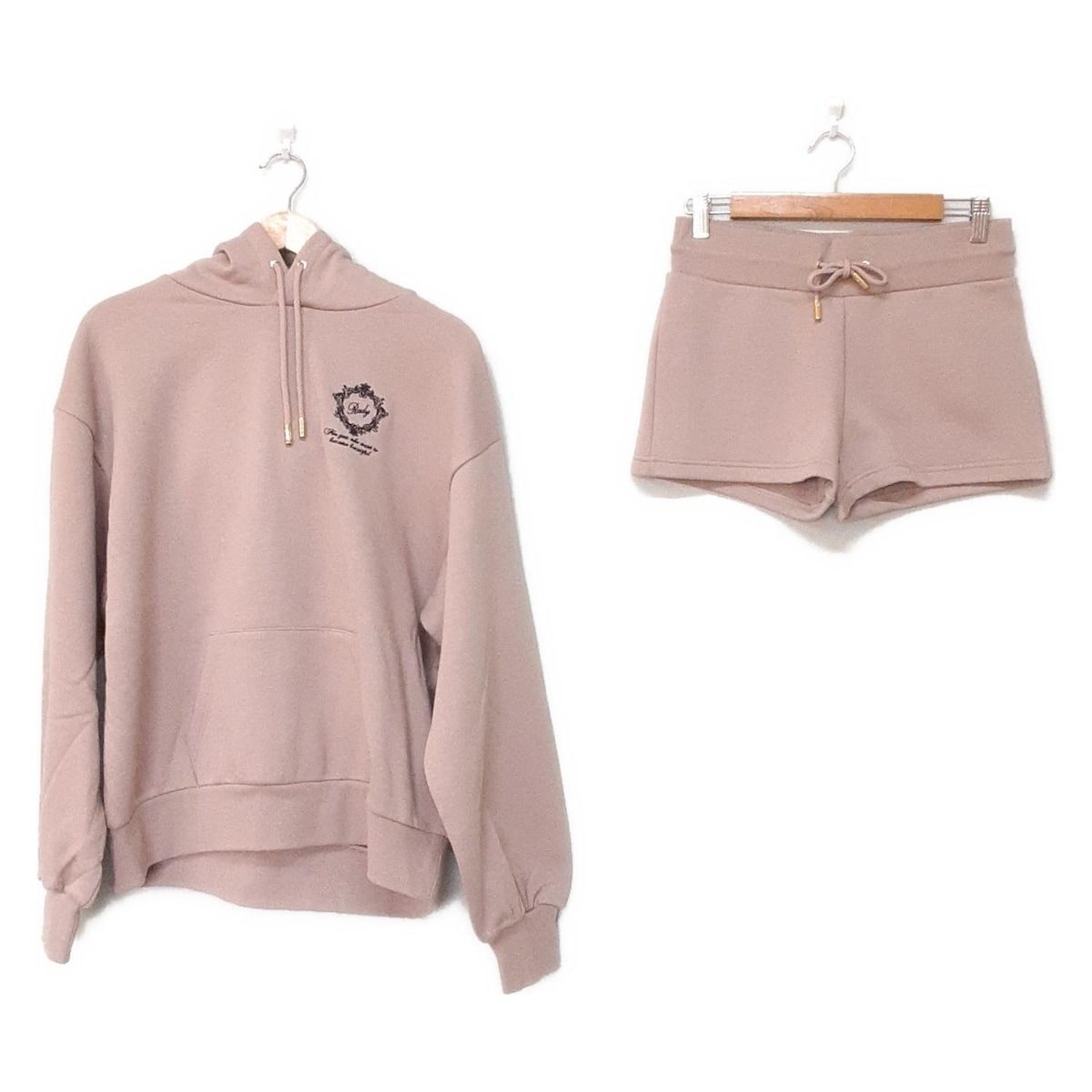 Rady レディ レディースパンツセットアップ レディース - ピンクベージュ 裏起毛 ウエストゴム