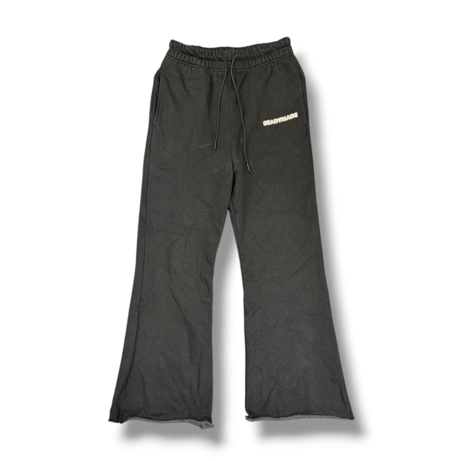 参考上代49500円 READYMADE 24AW FLARE SWEAT PANTS フ スウェットパンツ イージパンツ レディメイド RE-CO-BK-00-00-288 ブラック S 2521M