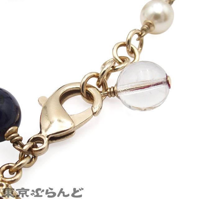  シャネル CHANEL ブレスレット ゴールド メタル コスチュームパール ラインストーン マルチ ココマーク B 14 S レディース ブレスレット アクセサリー