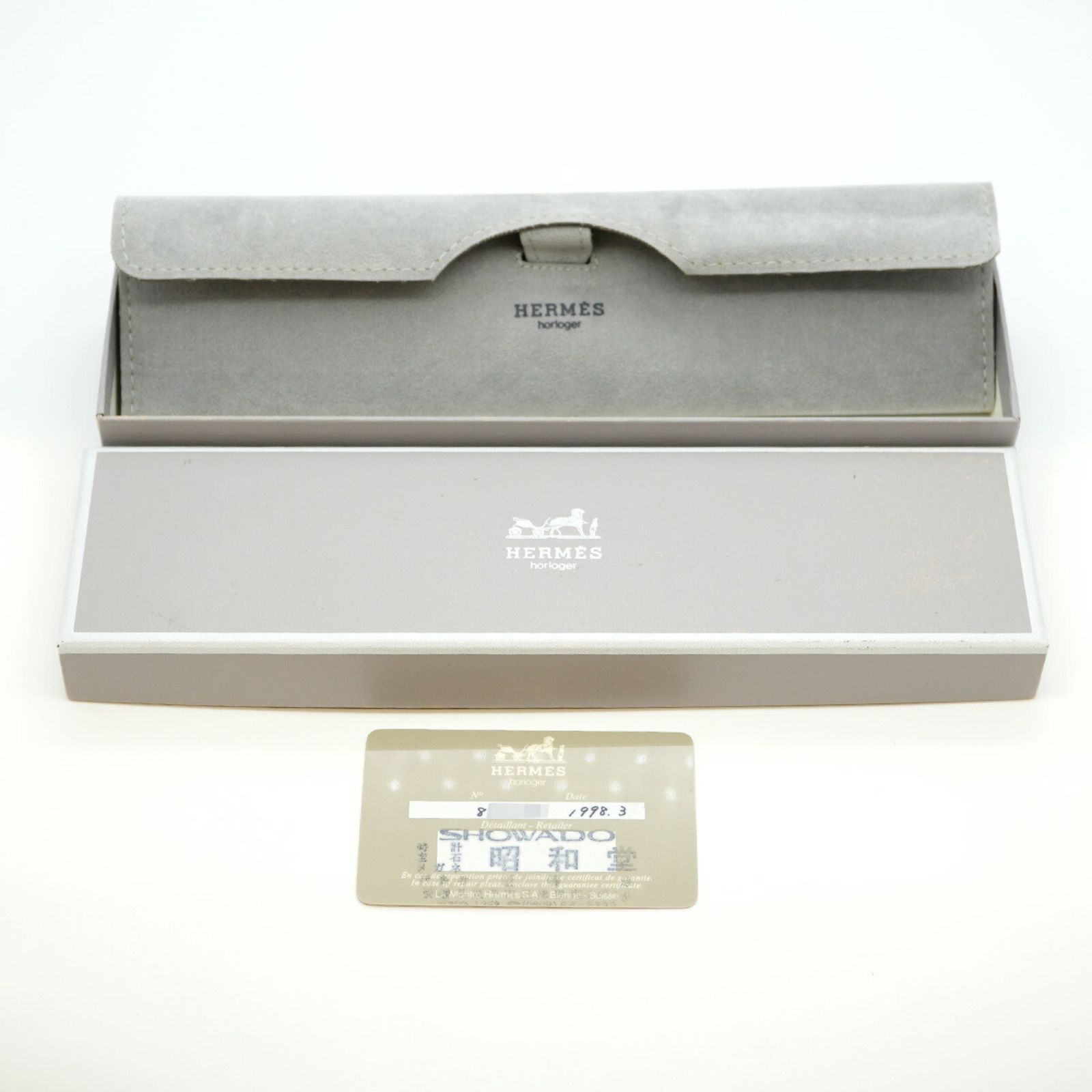 エルメス ケリーウォッチ ゴールド文字盤腕時計 レディース