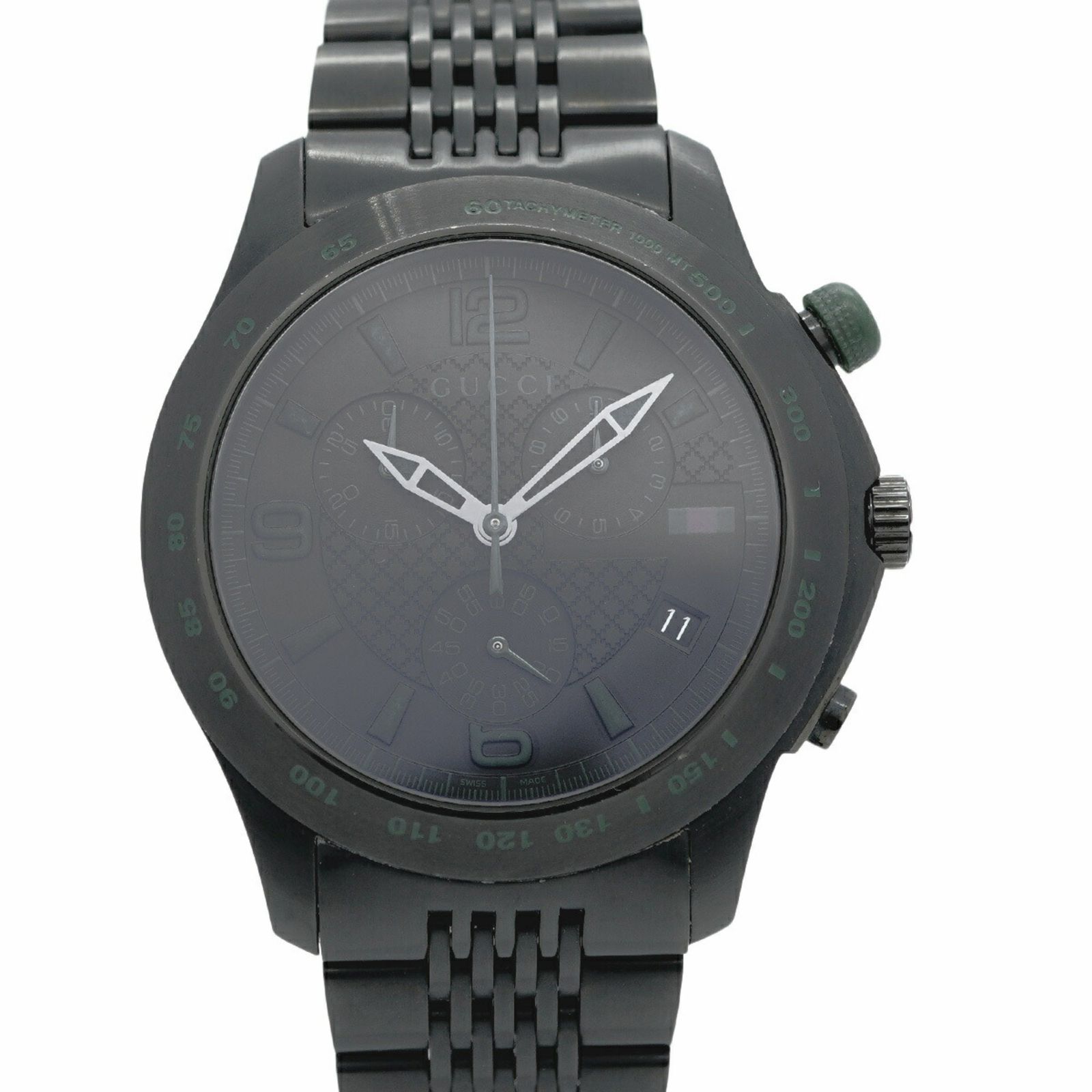 グッチ Gタイムレス 126.2 黒文字盤腕時計 メンズ