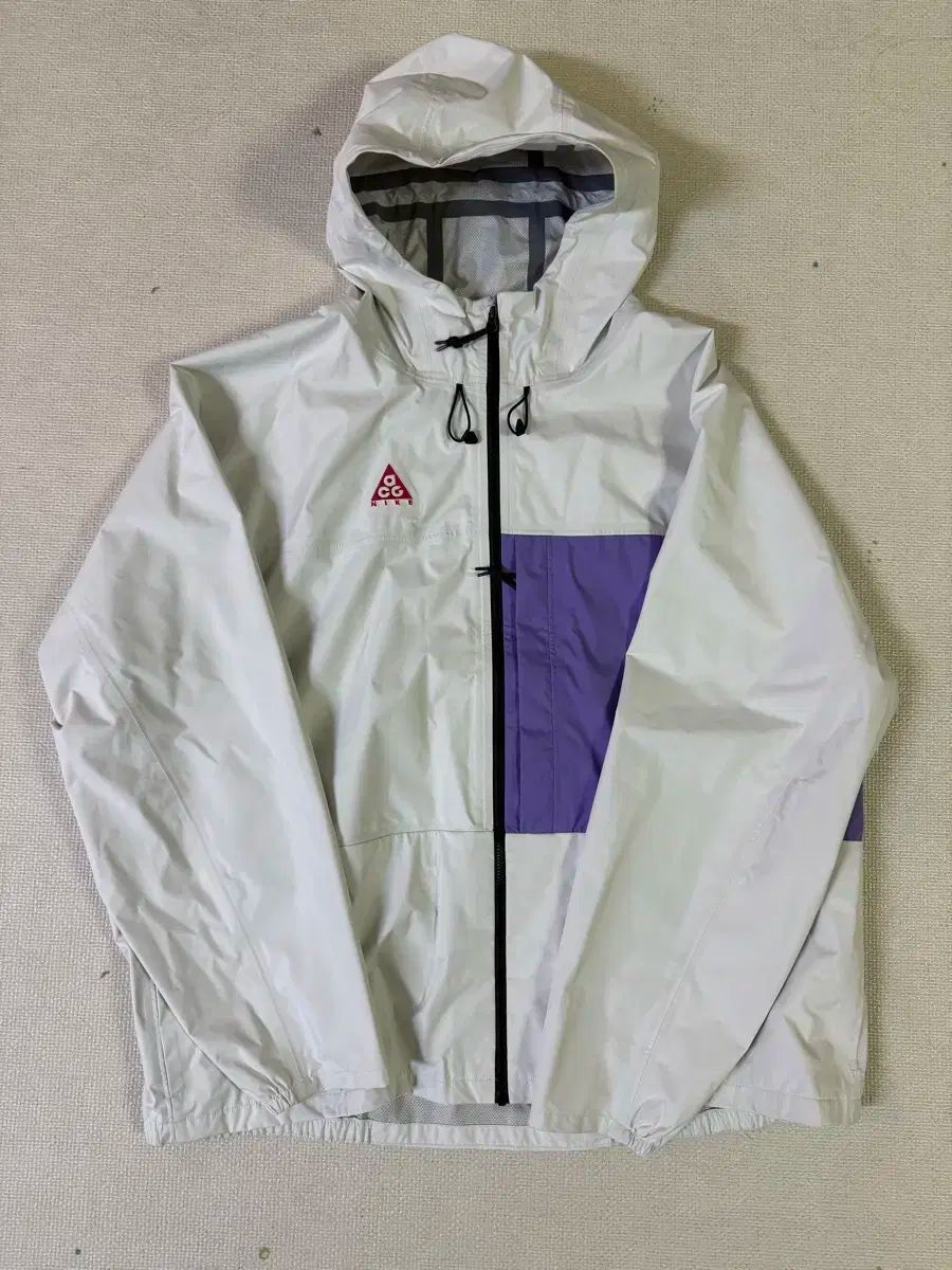 ナイキ ACG レインジャケット 白パープル ウィンドブレーカー 海外 XL