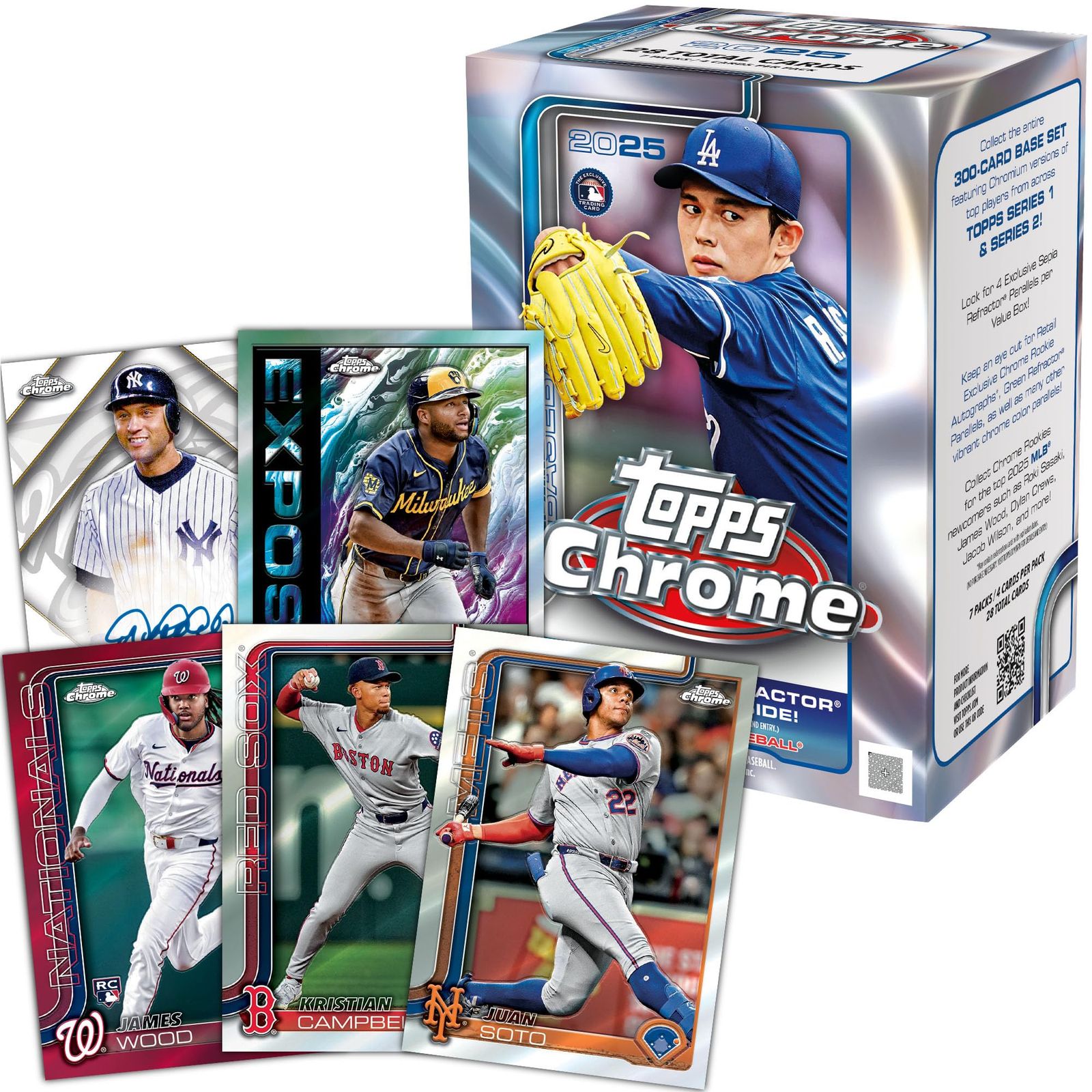 2025 Topps Chrome Baseball VALUE BOX