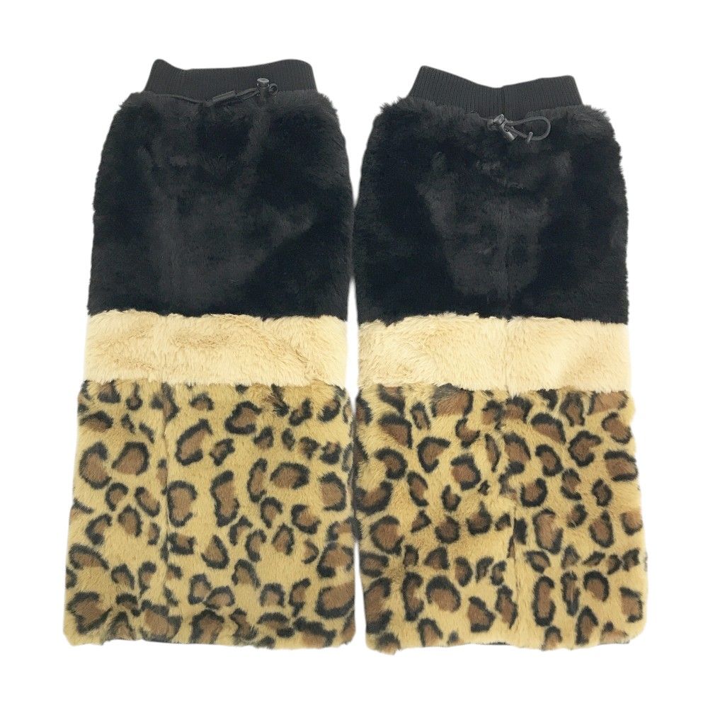 PEARLY GATES パーリーゲイツ ボア レッグウォーマー レオパード柄 ブラウン系 FR ゴルフウェア ストスト