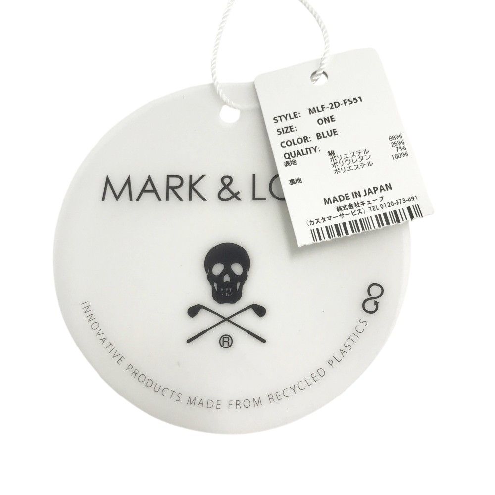  MARK-LONA マークアンドロナ 中綿 起毛 レッグウォーマー ブルー系 ONE ゴルフウェア ストスト ソックス レディースウェア