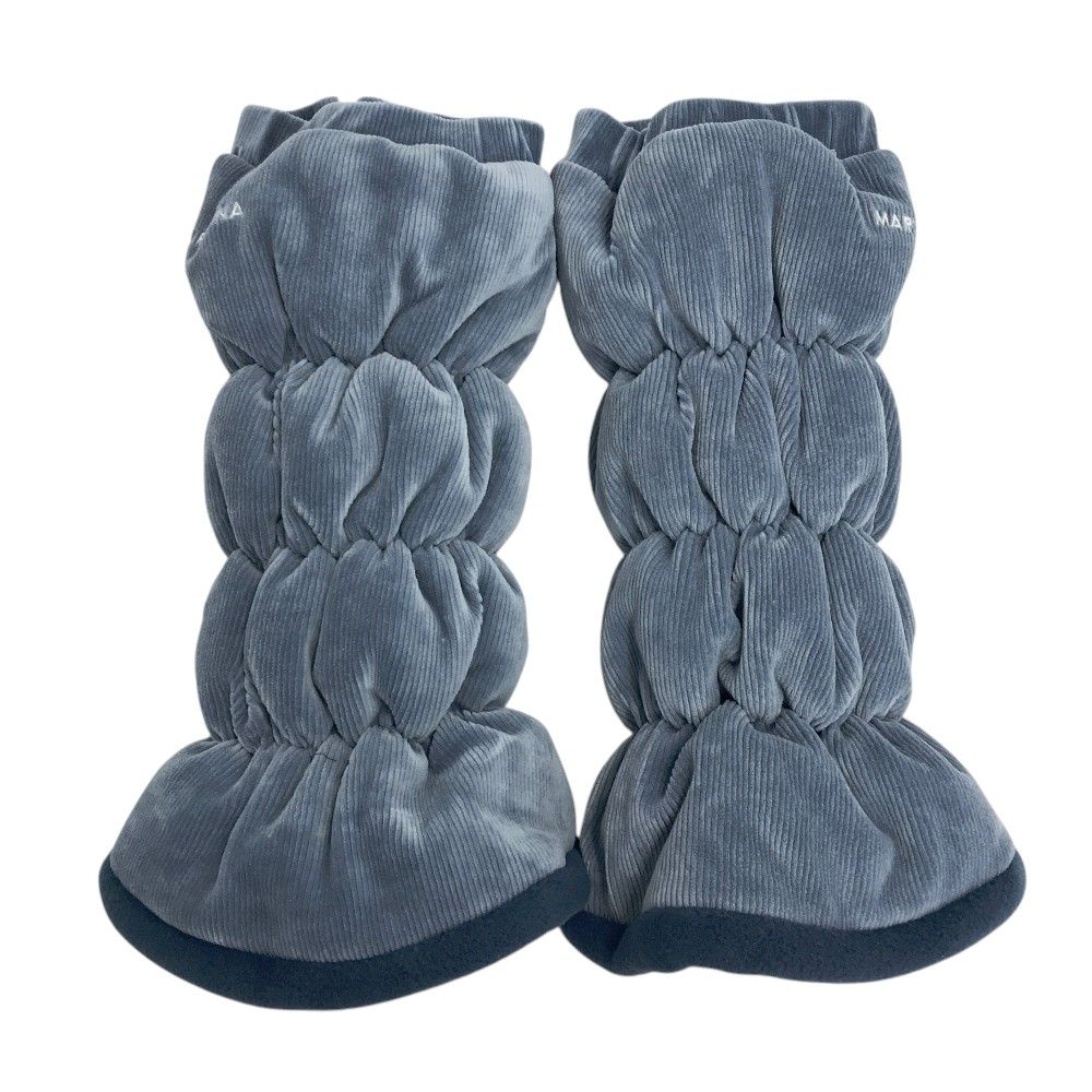 MARK-LONA マークアンドロナ 中綿 起毛 レッグウォーマー ブルー系 ONE 240101446811 ゴルフウェア ストスト