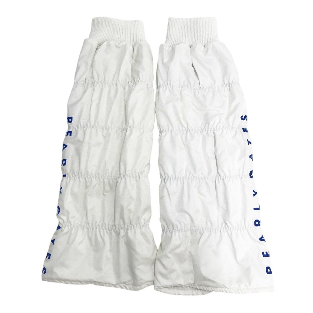 PEARLY GATES パーリーゲイツ 裏フリース レッグウォーマー ホワイト系