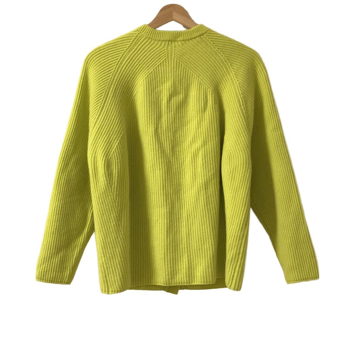 Drawer ドゥロワー カーディガン サイズ2 M レディース - イエローグリーン 長袖