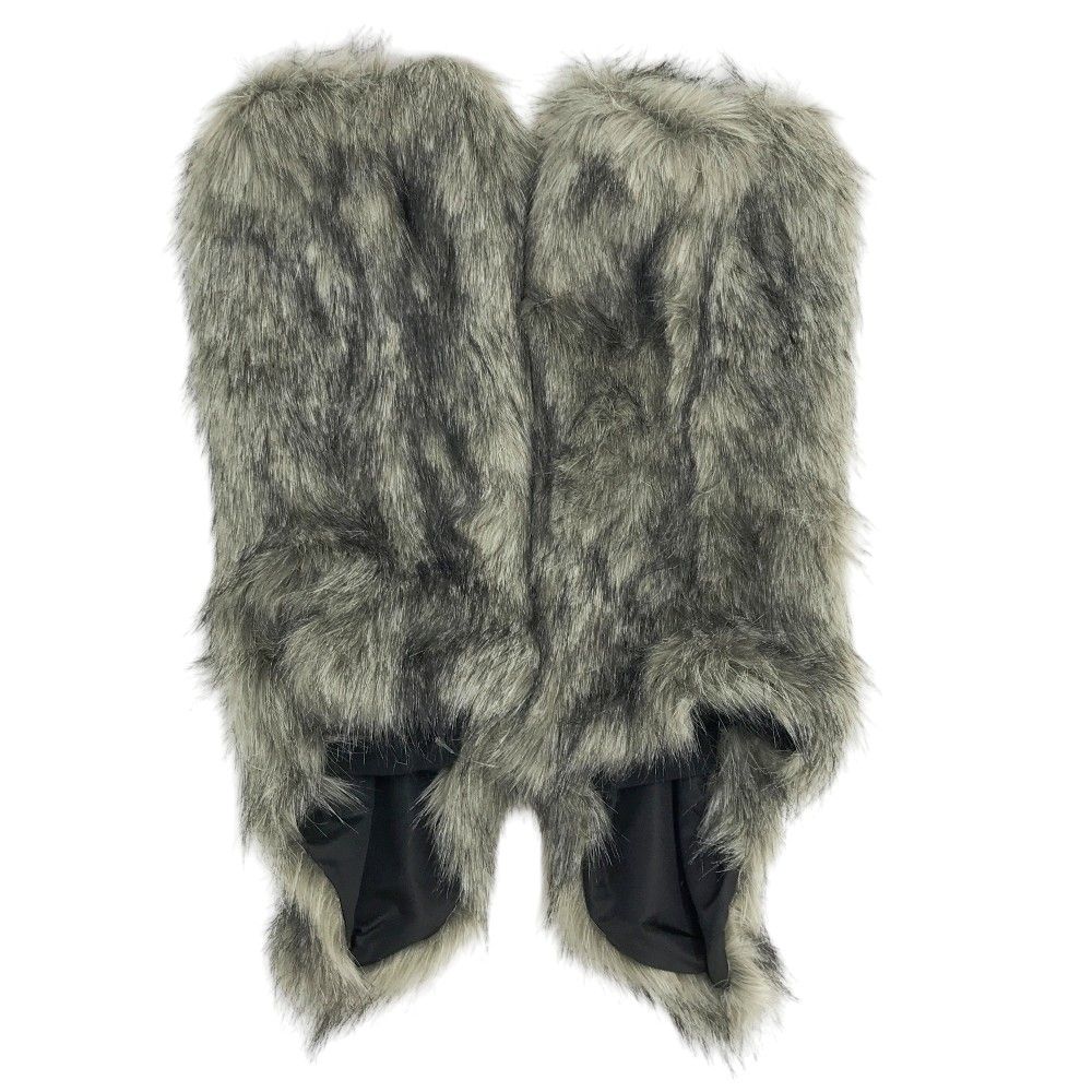 PEARLY GATES パーリーゲイツ ファー レッグウォーマー グレー系 FR ゴルフウェア ストスト