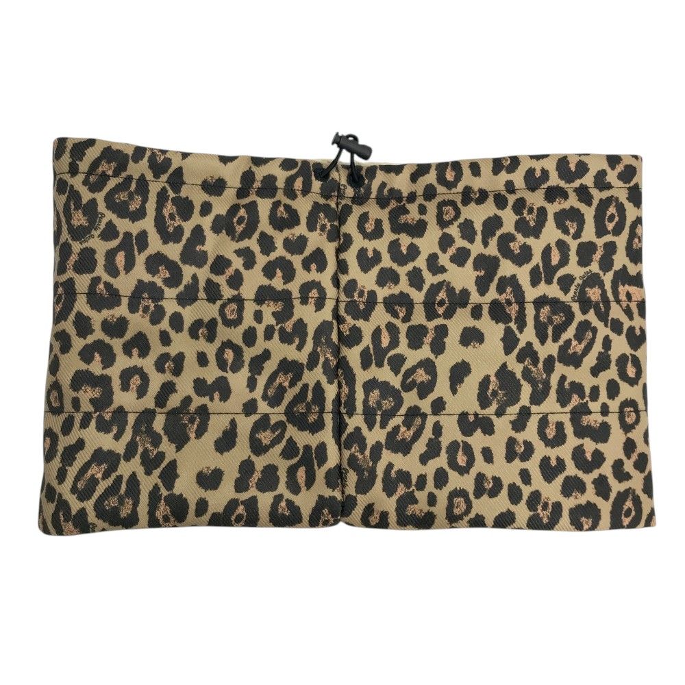 PEARLY GATES パーリーゲイツ ネックウォーマー フリース レオパード柄 ブラウン系 FR ゴルフウェア ストスト