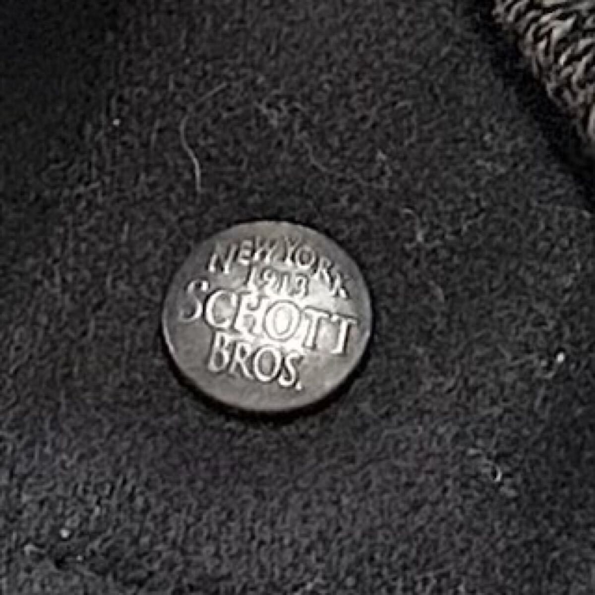 渾身の一着】美品 希少 SCHOTT ショット スタジャン 袖レザー切替