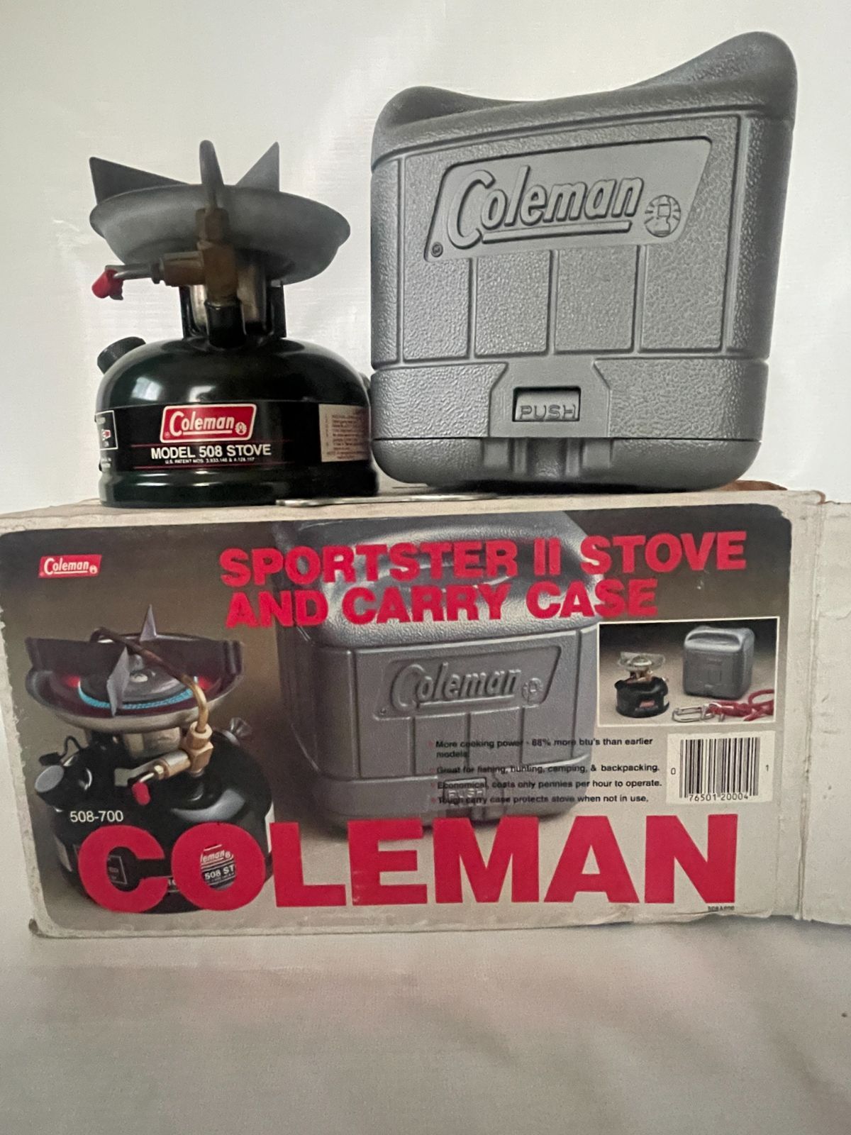 87年製 Coleman STOVE AND CARRY CASE コールマン ストーブ