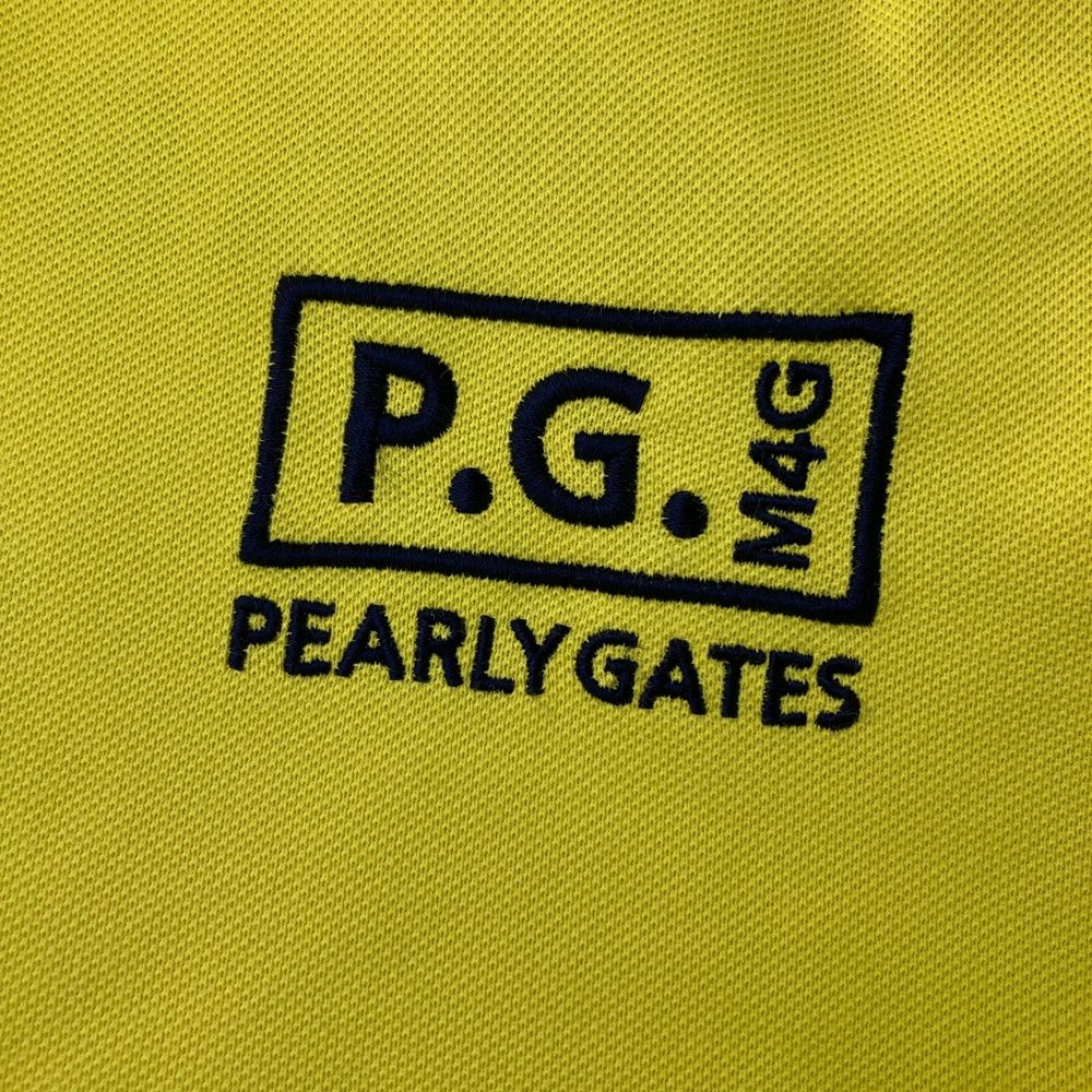 サイズ：4 PEARLY GATES パーリーゲイツ 半袖ポロシャツ イエロー系