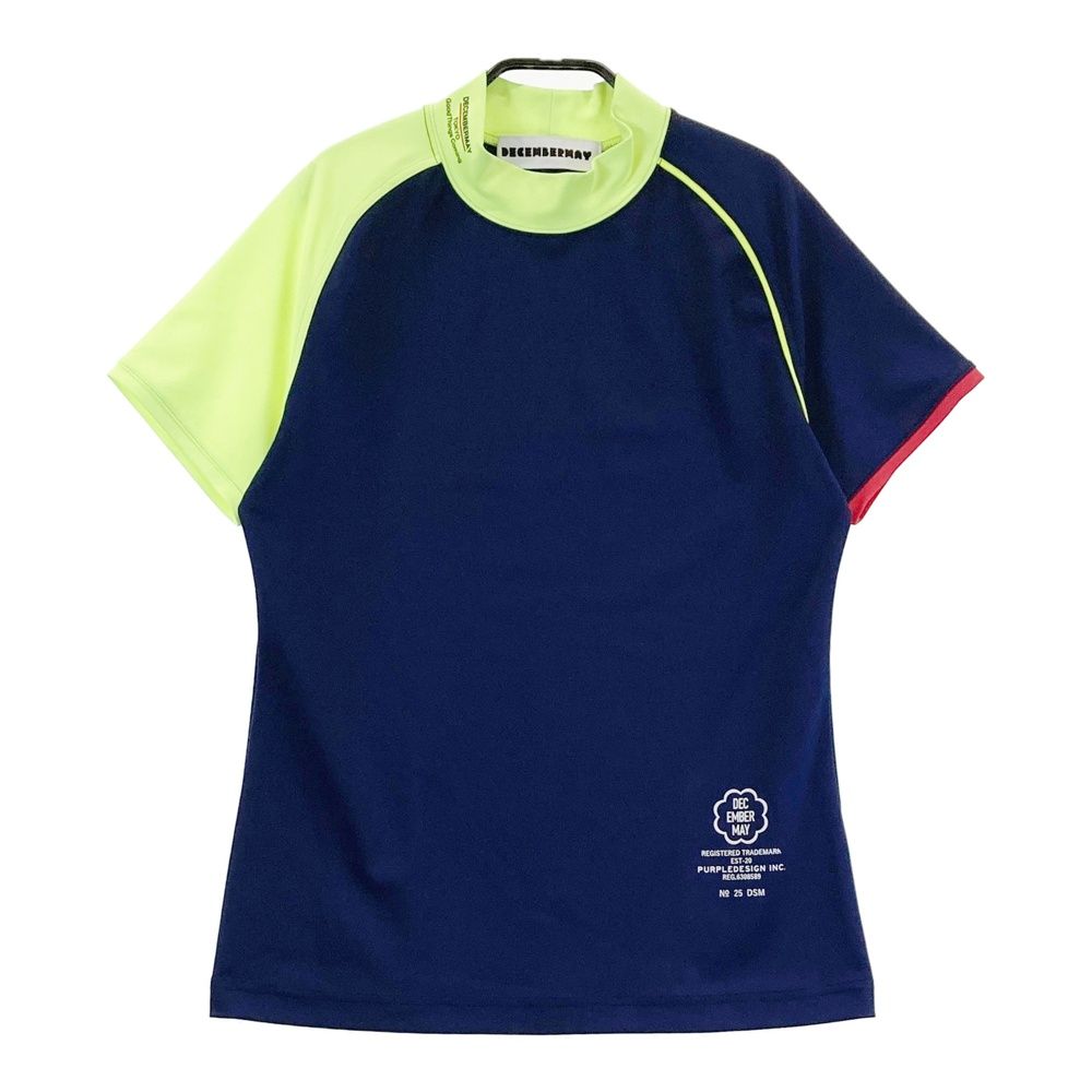 DECEMBERAY ディセンバーメイ　半袖　モックネックシャツ DECEMBERAY ディセンバーメイ 半袖 モックネックシャツ 楽天市場