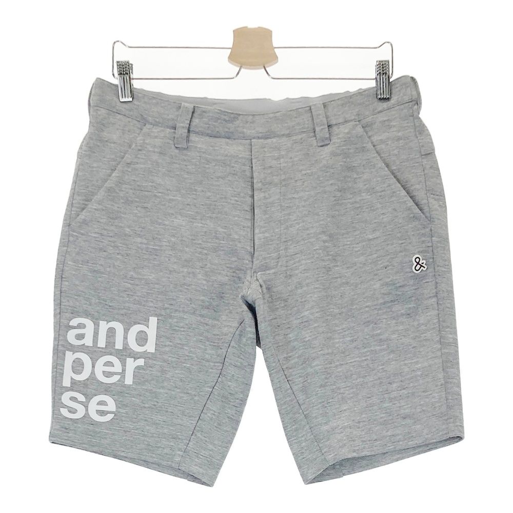 サイズ：L AND PER SE アンパスィ スウェット ハーフパンツ グレー系