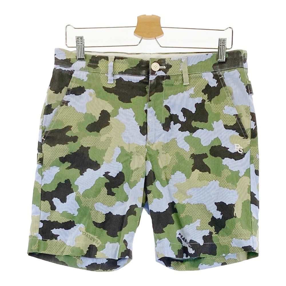 サイズ 4 PEARLY GATES パーリーゲイツ ハーフパンツ カモフラ ブルー系 240101552279 ゴルフウェア メンズ ストスト