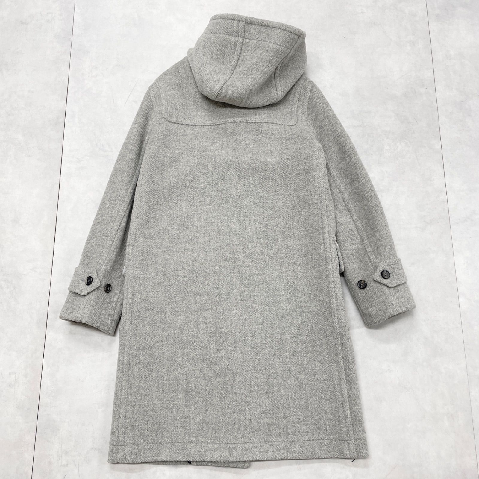 ✨美品✨オールドイングランド ダッフルコート ヘリンボーン グレー Mサイズ OLD ENGLAND オールドイングランド ダッフルコート ヘリンボーン柄